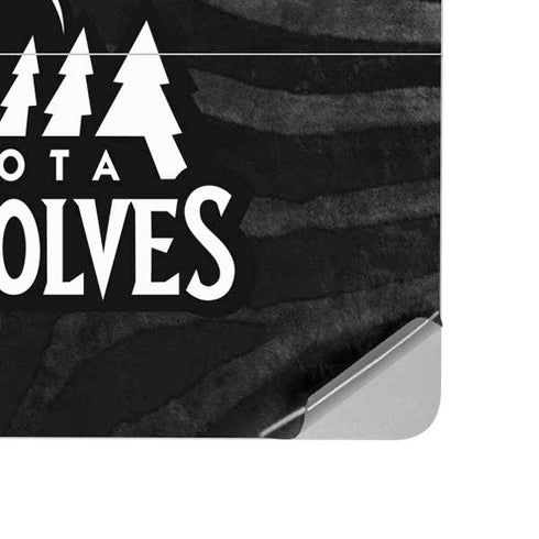 NBA Minnesota Timberwolves Black Animal Print Surface Laptop Studio Skin